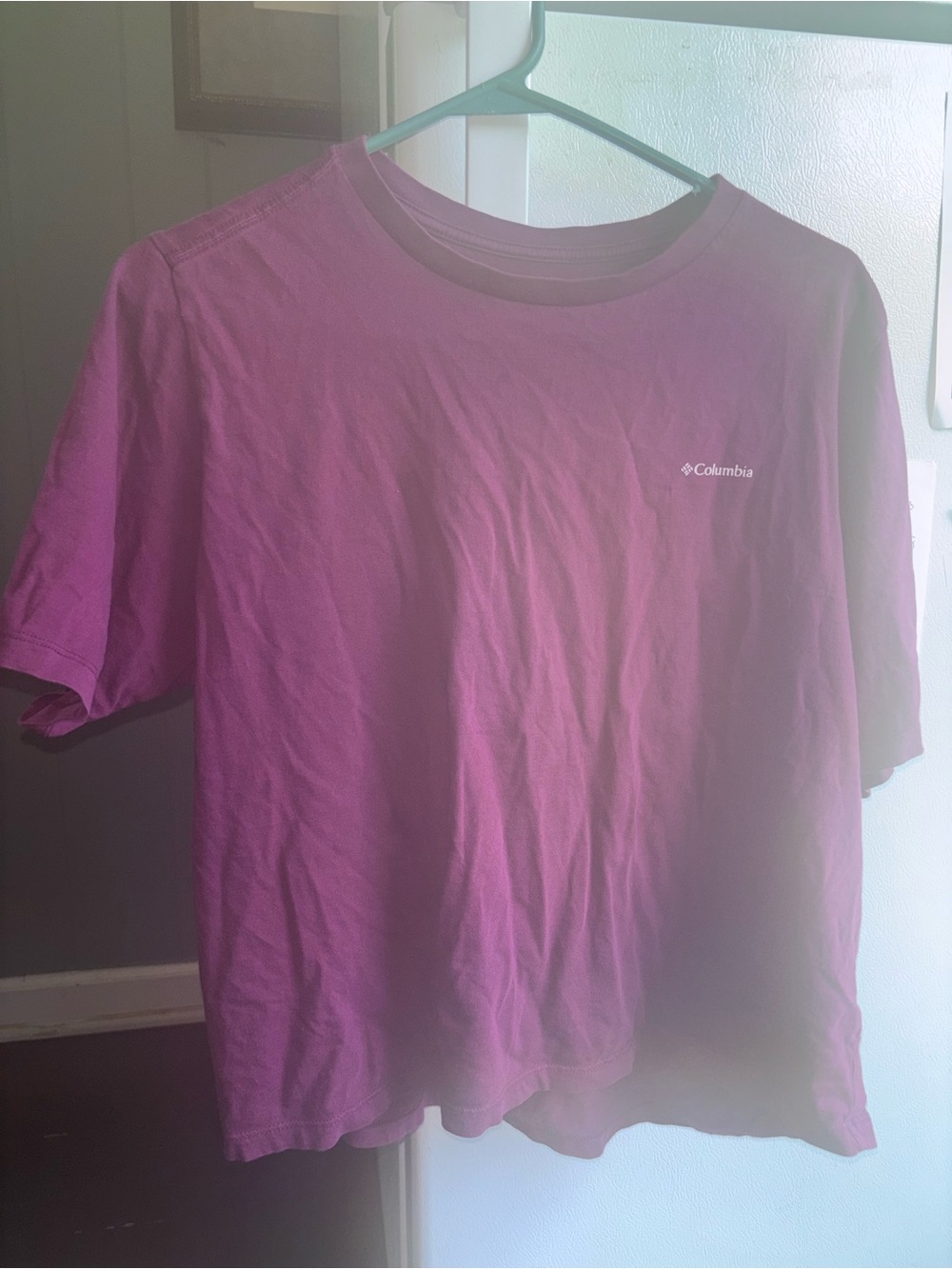 Columbia women’s short  Sleeve T-Shirt - Purple